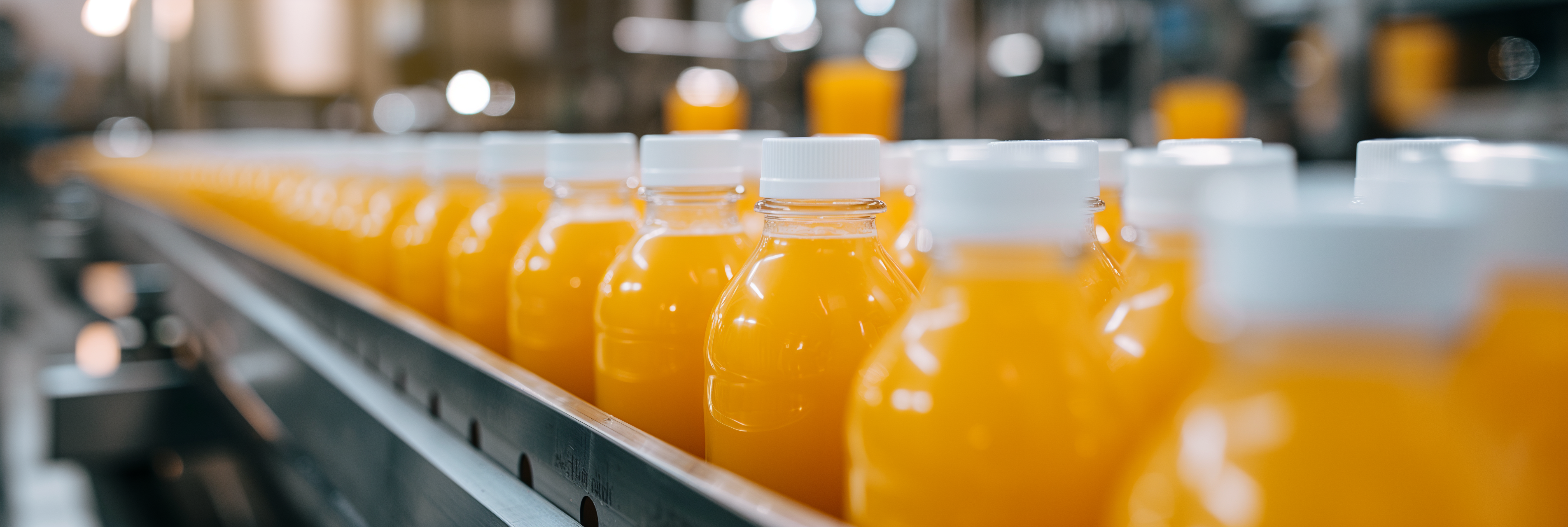 Juices Bottle in factory